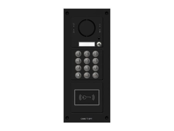 Вызывная вандалозащитная IP-аудиопанель MTM с 1 кнопкой MKITAIP-31KRV Вызывная вандалозащитная IP-аудиопанель MTM с 1 кнопкой MKITAIP-31KRV