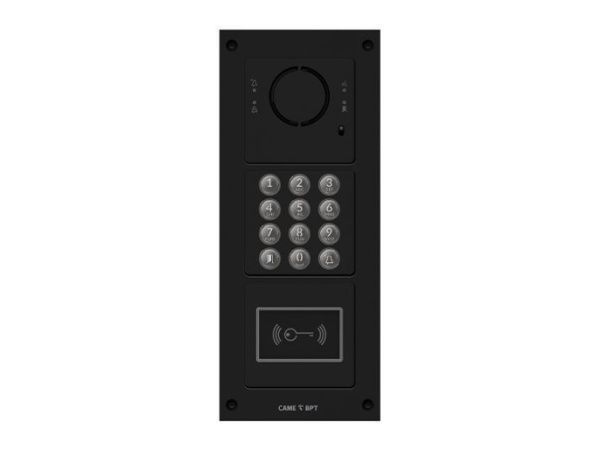 Вызывная вандалозащитная IP-аудиопанель MTM с кодонаборной клавиатурой и считывателем 3 модуля MKITAIP-30KRV Вызывная вандалозащитная IP-аудиопанель MTM с кодонаборной клавиатурой и считывателем 3 модуля MKITAIP-30KRV