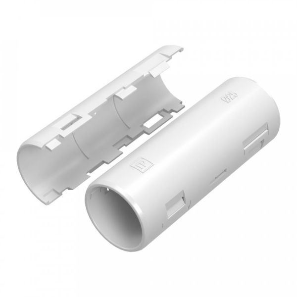 Муфта разборная d25 мм белая (5шт/300шт уп/кор) Муфта разборная d25 мм белая (5шт/300шт уп/кор)