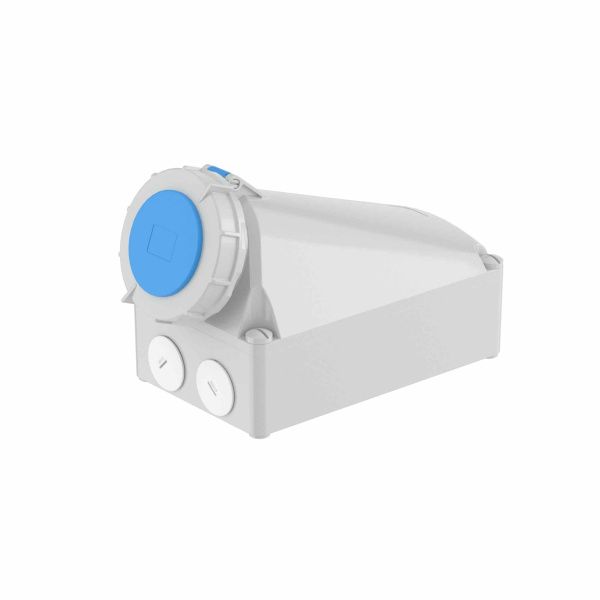Розетка настенная WS IP67 125A 2P+E 230В Розетка настенная WS IP67 125A 2P+E 230В