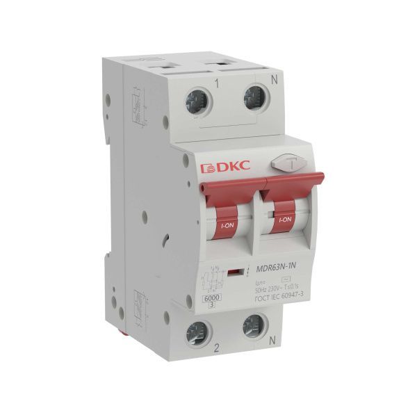Автоматический выключатель дифференциального тока YON max типа MDR, 1P+N, 100mA, 63A, хар-ка C, 6kA, тип А Автоматический выключатель дифференциального тока YON max типа MDR, 1P+N, 100mA, 63A, хар-ка C, 6kA, тип А