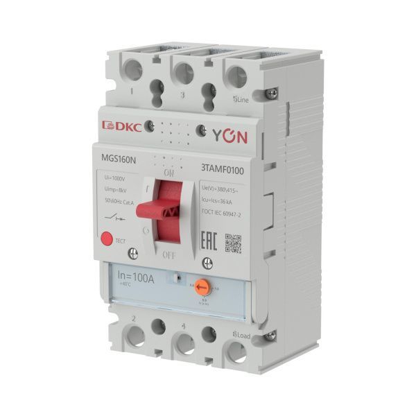 Авт. выкл. YON MGS160 3P 80-100A 36kA Авт. выкл. YON MGS160 3P 80-100A 36kA