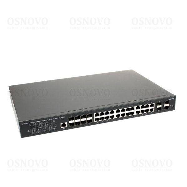 Управляемый L3 PoE коммутатор SW-32G4X-3L Управляемый L3 PoE коммутатор SW-32G4X-3L