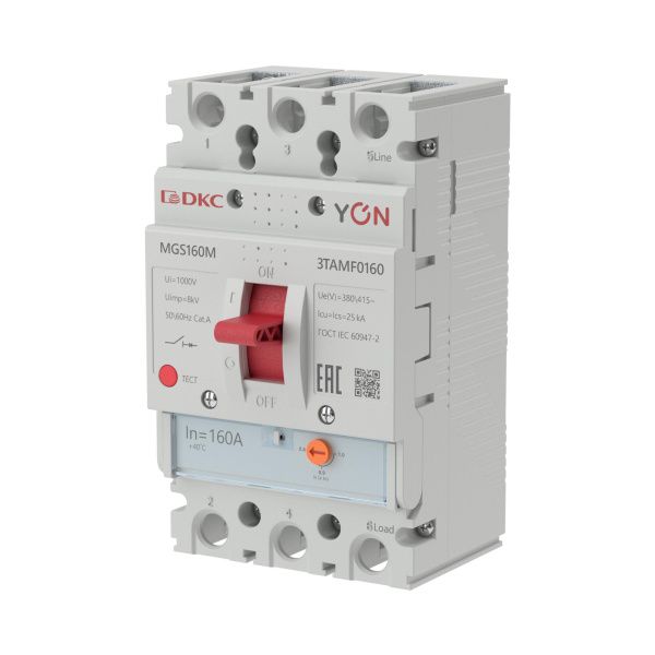 Авт. выкл. YON MGS160 3P 128-160A 25kA Авт. выкл. YON MGS160 3P 128-160A 25kA