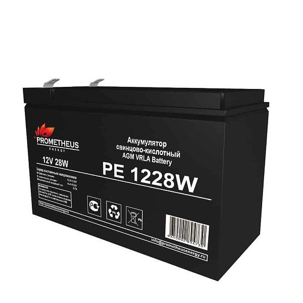 Prometheus Energy аккумулятор свинцово-кислотный РЕ 1228W Prometheus Energy аккумулятор свинцово-кислотный РЕ 1228W