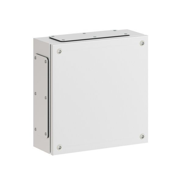 Корпус клеммный металлический SDE ВxШxГ 300x300x120 мм с фланцами, IP66 Корпус клеммный металлический SDE ВxШxГ 300x300x120 мм с фланцами, IP66