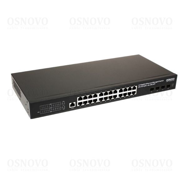 Управляемый L3 коммутатор Gigabit Ethernet SW-24G4X-2L Управляемый L3 коммутатор Gigabit Ethernet SW-24G4X-2L