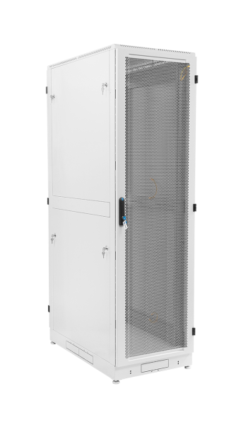Шкаф серверный напольный 48U (800 × 1200) двойные перфорированные двери 2 шт. Шкаф серверный напольный 48U (800 × 1200) двойные перфорированные двери 2 шт.