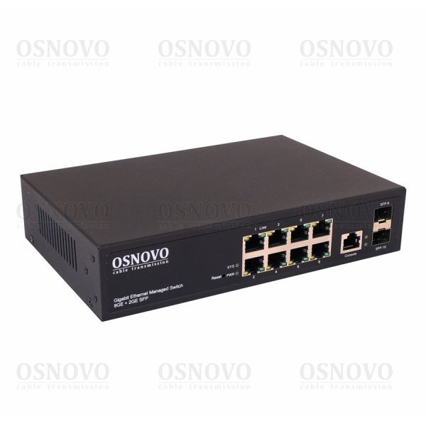 Управляемый (L2+) коммутатор Gigabit Ethernet на 10 портов SW-70802/L2 Управляемый (L2+) коммутатор Gigabit Ethernet на 10 портов SW-70802/L2