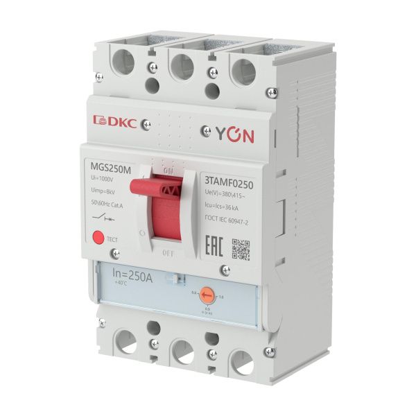 Авт. выкл. YON MGS250 3P 200-250A 36kA Авт. выкл. YON MGS250 3P 200-250A 36kA
