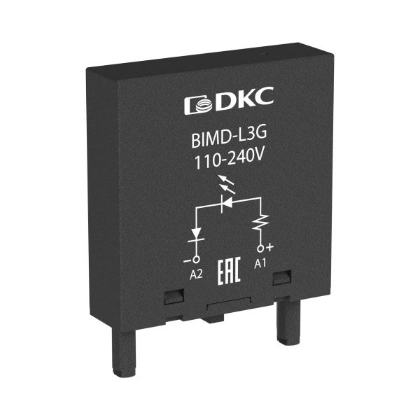Модуль индикации и защиты, RC-цепочка, 24-60V AC/DC (BIMD-RC2) Модуль индикации и защиты, RC-цепочка, 24-60V AC/DC (BIMD-RC2)