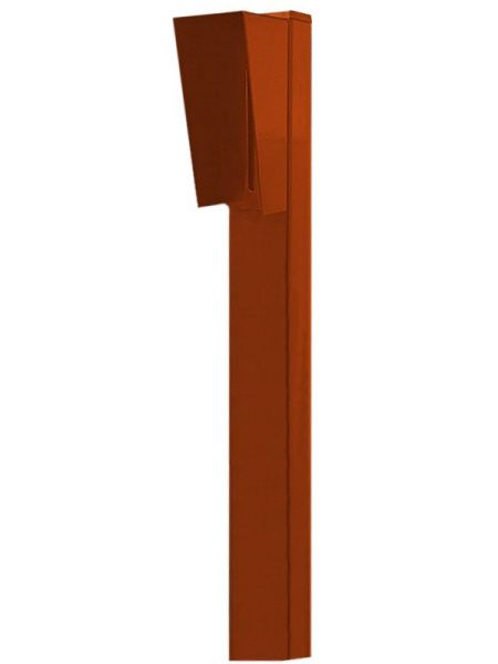 Стойка для вызывной панели, с козырьком 155х78 "Аякс", Лайт (на асфальт), оранжевая Стойка для вызывной панели, с козырьком 155х78 "Аякс", Лайт (на асфальт), оранжевая