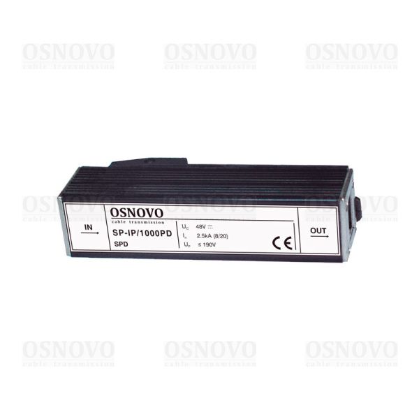 Устройство грозозащиты цепей Ethernet SP-IP/1000PD Устройство грозозащиты цепей Ethernet SP-IP/1000PD