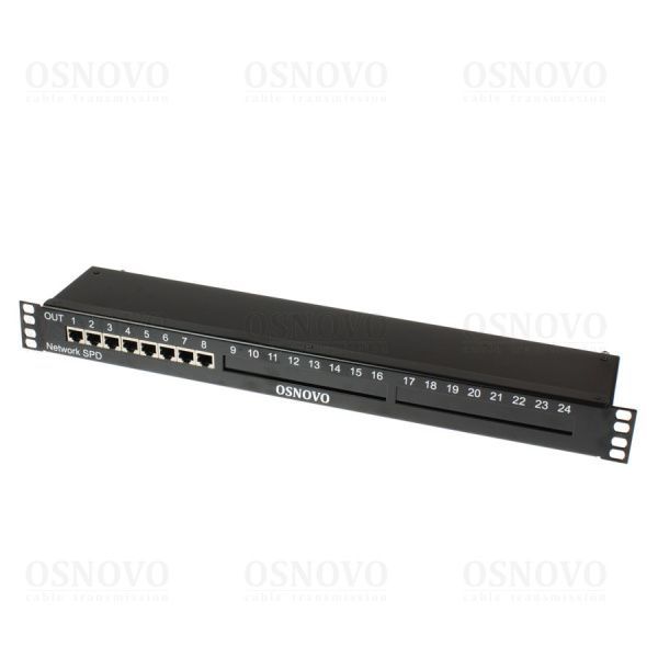 Устройство грозозащиты цепей Ethernet+PoE SP-IP8/1000PR Устройство грозозащиты цепей Ethernet+PoE SP-IP8/1000PR