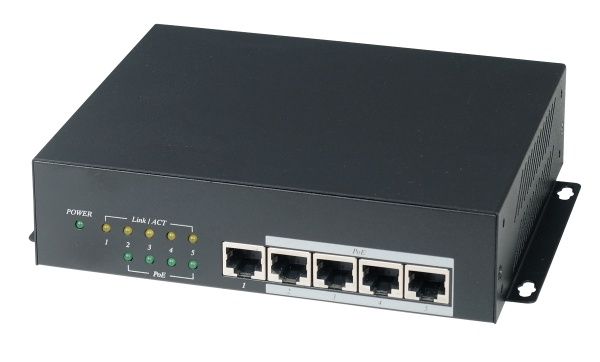 SC&T - IP06H - 4-портовый коммутатор High PoE!