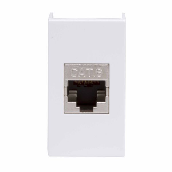 Ком.роз. RJ45 кат.6 экран., 8P8C, Viva, белая, 1мод Ком.роз. RJ45 кат.6 экран., 8P8C, Viva, белая, 1мод