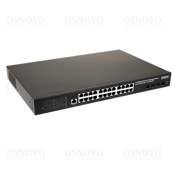 Управляемый L3 PoE коммутатор SW-24G4X-1L Управляемый L3 PoE коммутатор SW-24G4X-1L