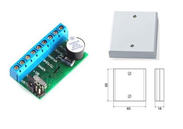 Контроллер для ключей Touch Memory Z-5R (мод. Wiegand 5000 Case) Контроллер для ключей Touch Memory Z-5R (мод. Wiegand 5000 Case)