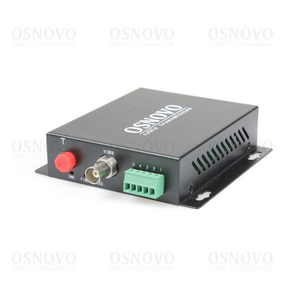 Оптический передатчик 1 канала видео HDCVI/HDTVI/AHD/CVBS OSNOVO TA-H12-15F Оптический передатчик 1 канала видео HDCVI/HDTVI/AHD/CVBS OSNOVO TA-H12-15F
