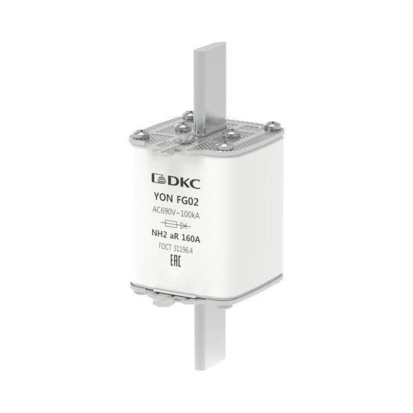 Предохранитель YON ножевого типа FG2 160А 690V характеристика aR Предохранитель YON ножевого типа FG2 160А 690V характеристика aR