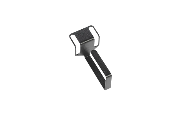 Органайзер кабельный одинарный изогнутый, цвет черный Органайзер кабельный одинарный изогнутый, цвет черный