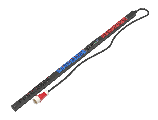 Верт блок розеток Rem-3MC, монит, измер, 3×16A, 30C13 с фикс, 12C39 с фикс, 1820мм, шнур 1,8м IEC309 Верт блок розеток Rem-3MC, монит, измер, 3×16A, 30C13 с фикс, 12C39 с фикс, 1820мм, шнур 1,8м IEC309