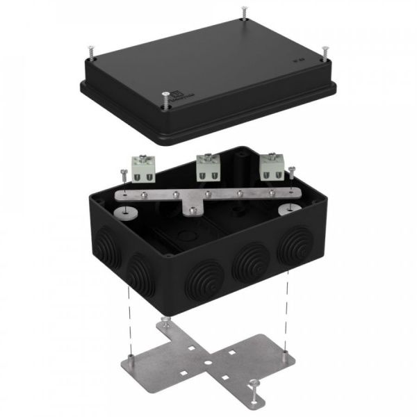 Коробка огнестойкая для о/п 40-0310-FR2.5-6 Е15-Е120 RAL9005 150х110х70 (6 шт/кор) Коробка огнестойкая для о/п 40-0310-FR2.5-6 Е15-Е120 RAL9005 150х110х70 (6 шт/кор)