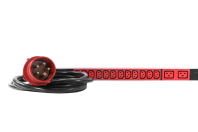 Верт блок розеток Rem-3x16, 3×16A, инд, 36C13, 6C19, 1420мм, шнур 3м IEC309