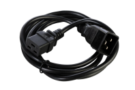 Шнур питания IEC 60320 C19/IEC 60320 C20, 16 А / 250 В (3 × 1,5), длина 3 м, чёрный