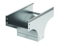 Ответвитель TD Т-образный вертикальный осн.150 H50 в комплекте с крепежными элементами и соединительными пластинами, необходимыми для монтажа