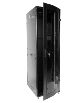 Шкаф телекоммуникационный напольный ПРОФ универсальный 42U (600 × 800) дверь стекло, чёрный, в сборе