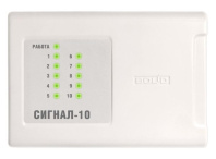 Прибор приёмно-контрольный охранно-пожарный "Сигнал-10" (2xRS-485) (два интерфейса RS-485) Прибор приёмно-контрольный охранно-пожарный "Сигнал-10" (2xRS-485) (два интерфейса RS-485)