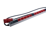 Верт блок розеток Rem-3x16, 3×16A, инд, 30S, 1820мм, шнур 3м IEC309