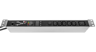 Блок розеток Rem-16 с АВР, 1×16A, 5C13, C19, подкл к контроллеру R-2MC по Modbus, 2 шнура 1,8м