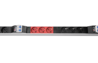 Верт блок розеток Rem-2MC, монит, измер, 3×32A, авт, 18S, 1820мм, шнур 3м IEC309
