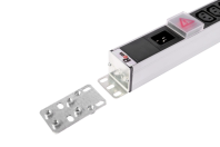 Верт блок розеток Rem-16, 1×16A, выкл, 10S, 10C13, 1420мм, 33-48U, вход C20