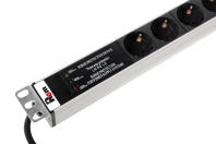 Верт блок розеток Rem-16, 1×16A, фил, инд, 25S, 1820мм, 42-48U, шнур 3м