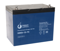 HMG-12-75 гелевая аккумуляторная батарея 12 В / 75 Ач HMG-12-75 гелевая аккумуляторная батарея 12 В / 75 Ач
