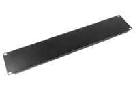 Фальшпанель в шкаф 19" 2U, чёрный