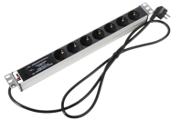 Гор блок розеток Rem-16, 1×16A, фил, инд, 7S, 19", шнур 3м