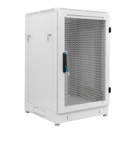 Шкаф телекоммуникационный напольный 24U (600 × 800) дверь перфорированная