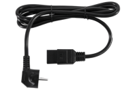 Шнур питания IEC 60320 C19/Schuko, 16 А / 250 В (3 × 1,5), длина 1,8 м, чёрный